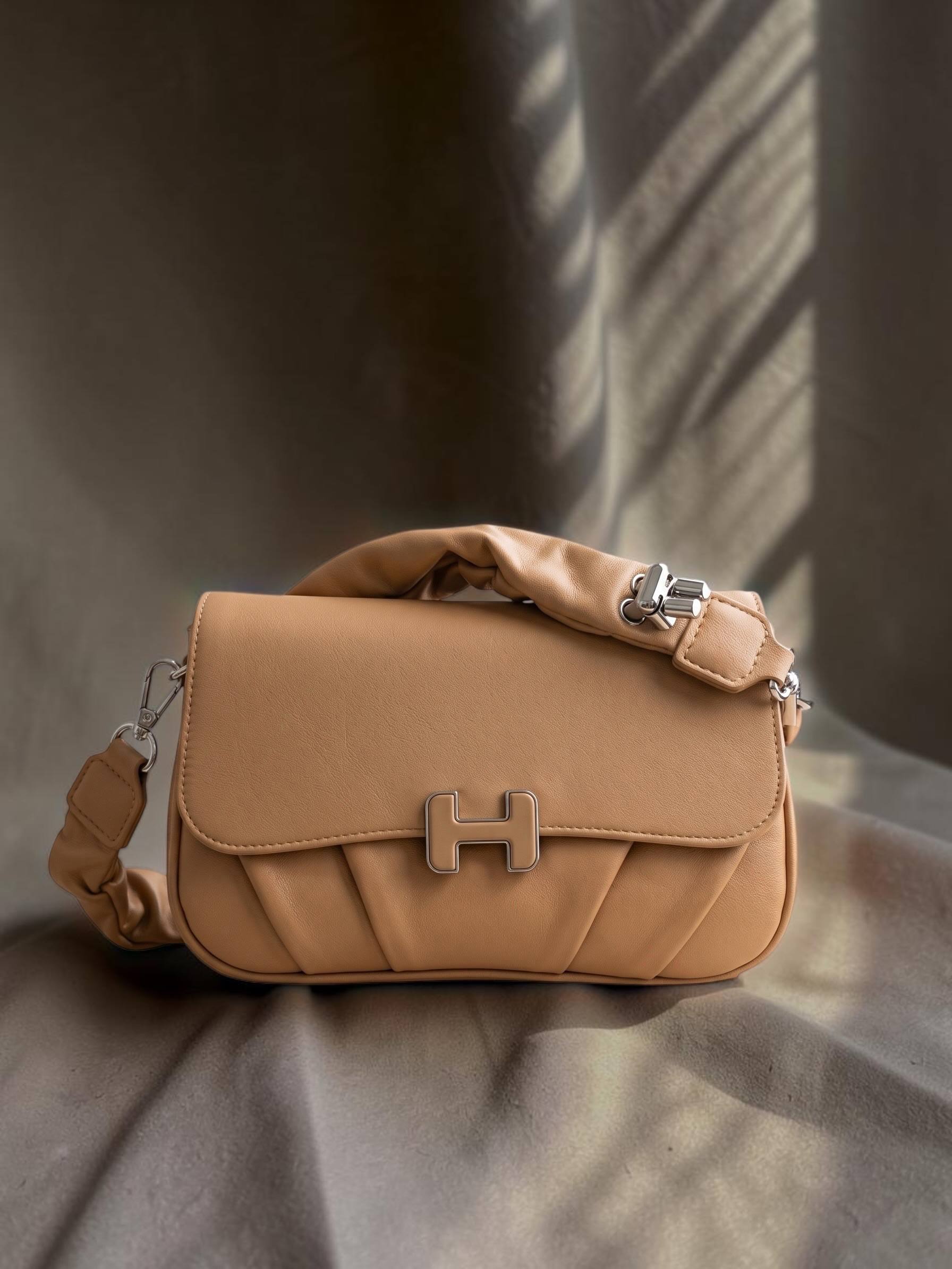 Ladies Designer Brown Crossbody Bag