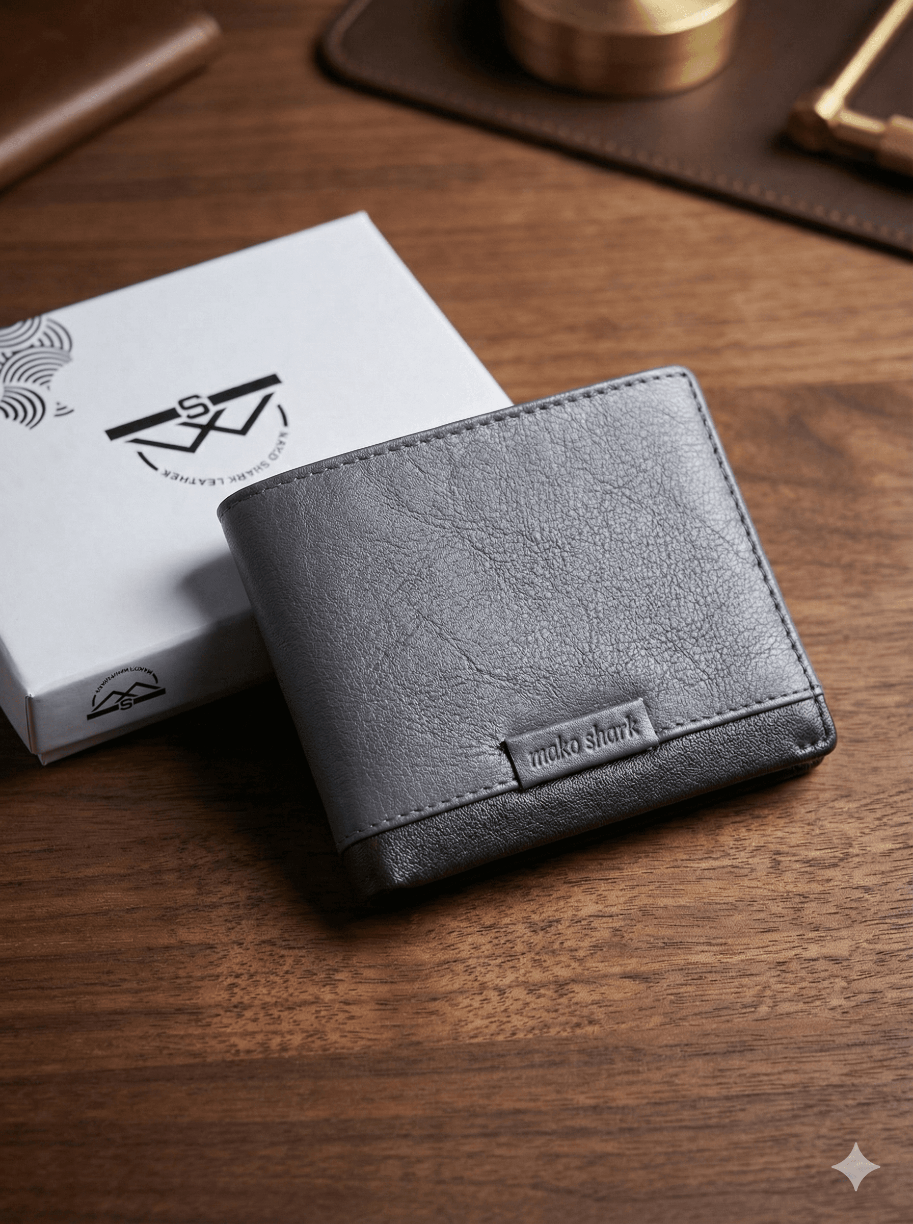 Makoshark Premium Leather Wallet Green