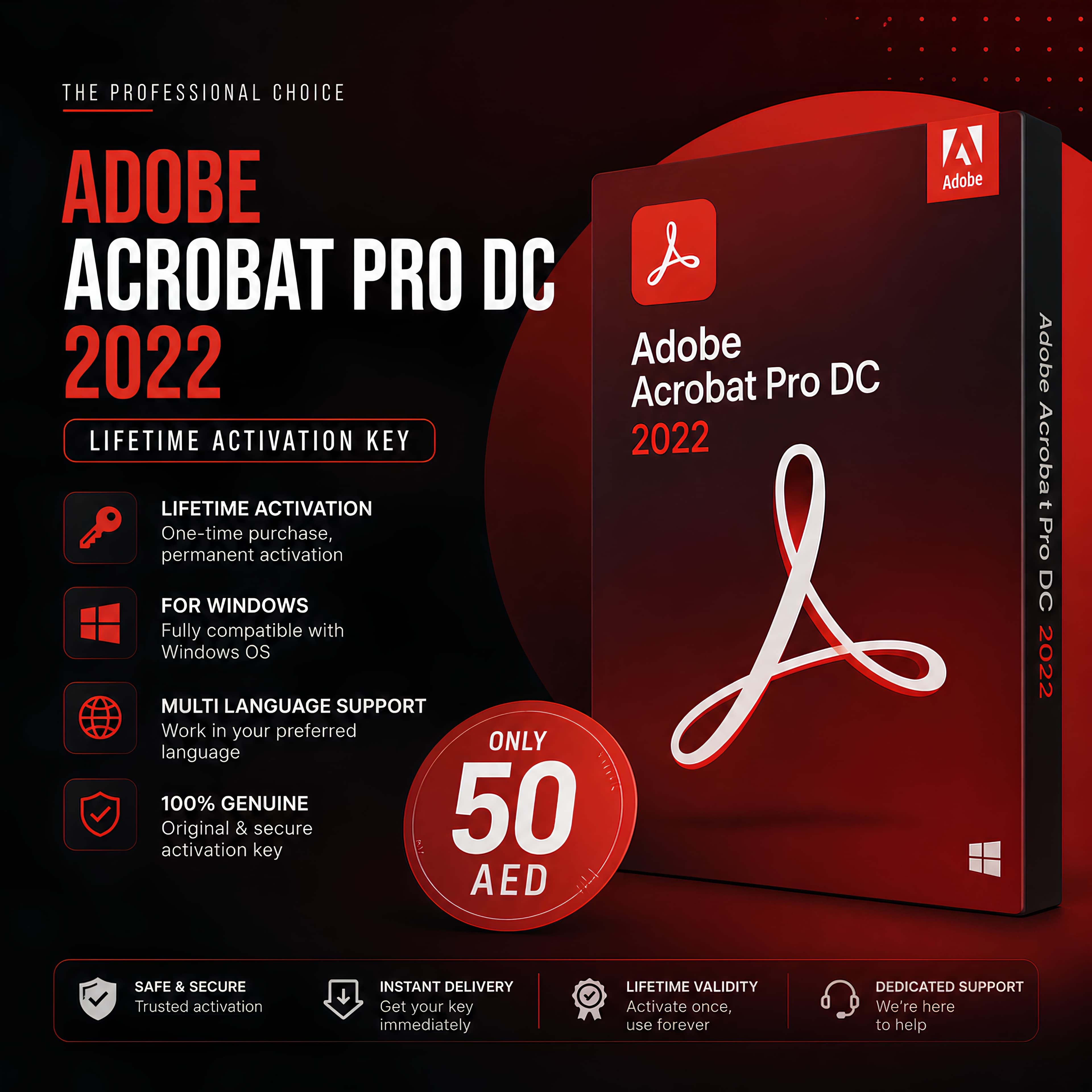 Adobe Acrobat Pro DC - Official License