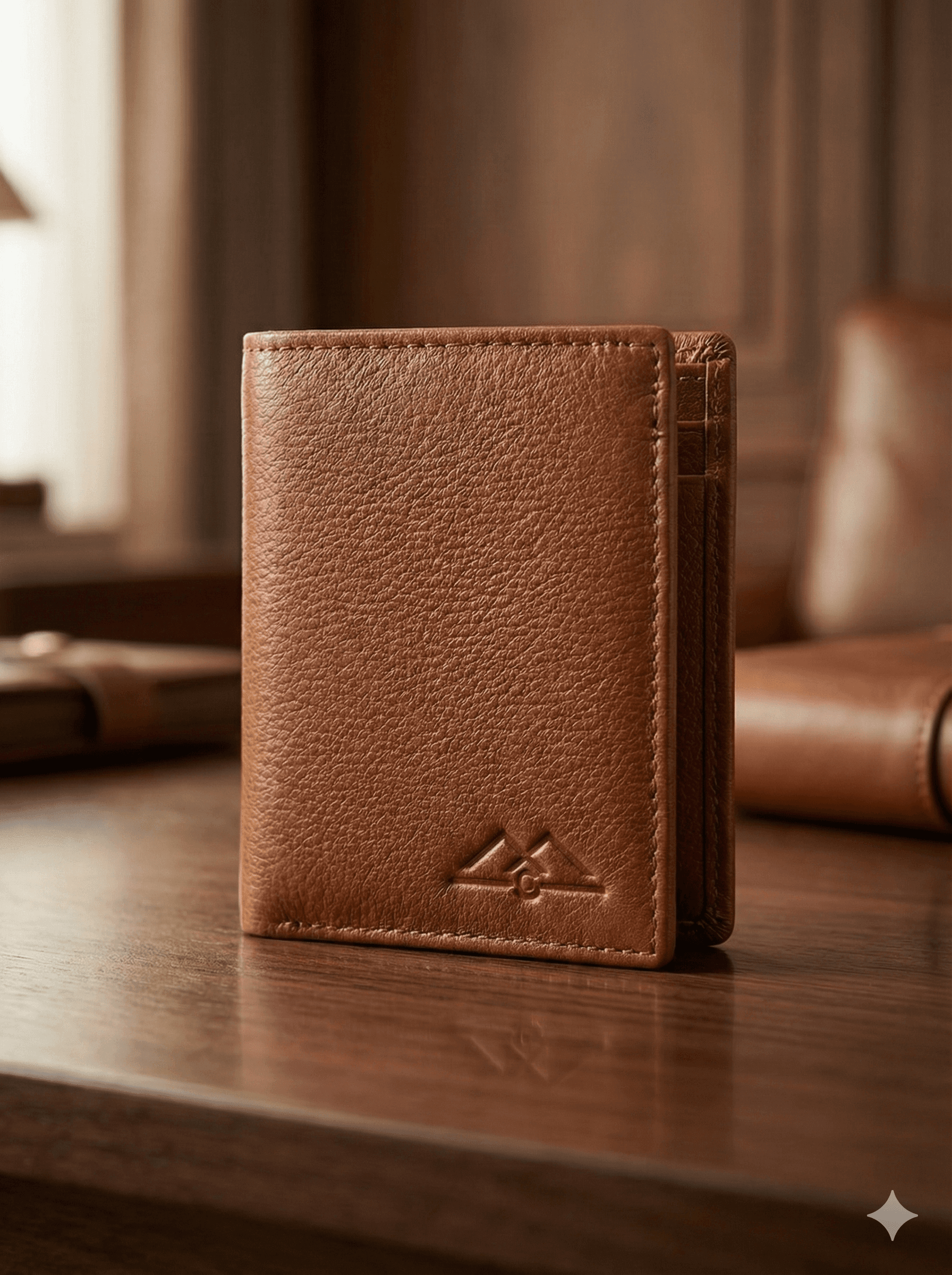 Makoshark Premium Leather Wallet Brown