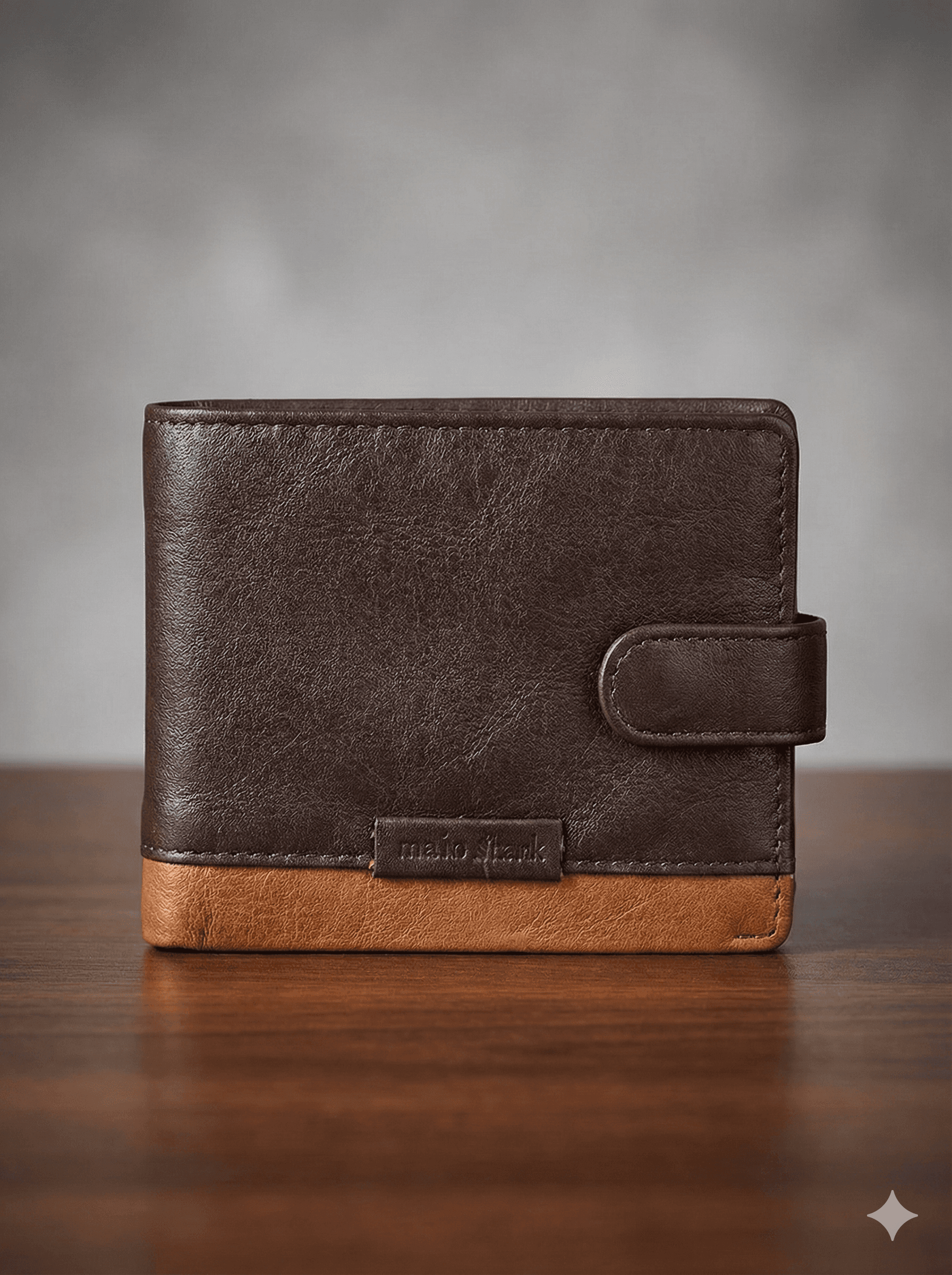 Makoshark Premium Leather Wallet Brown Two Color